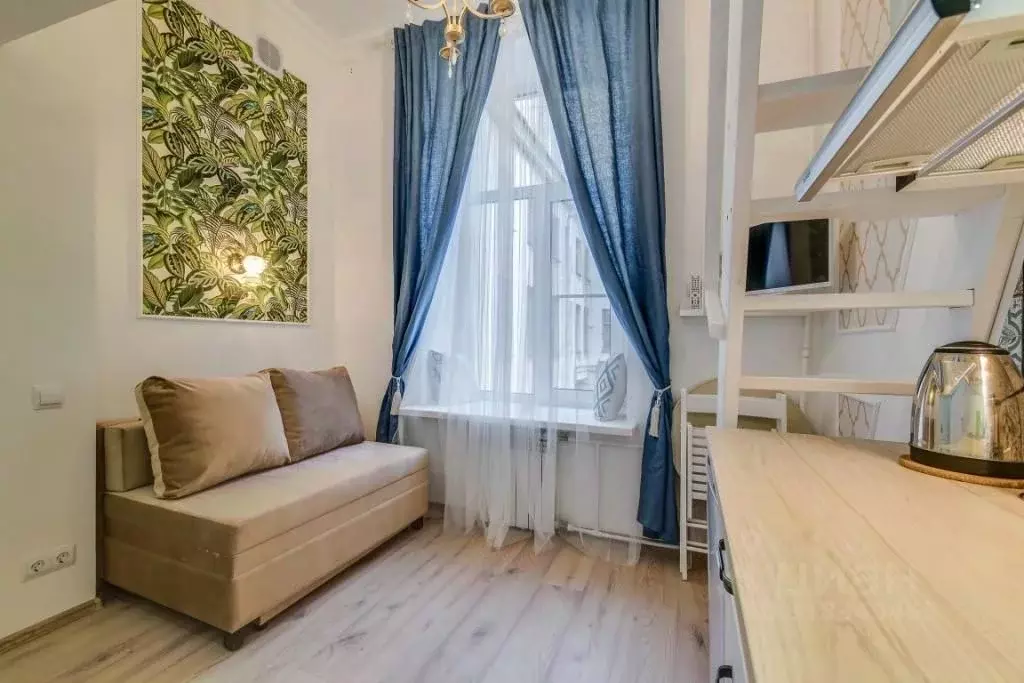 1-к кв. Санкт-Петербург наб. Реки Фонтанки, 101 (12.0 м) - Фото 0