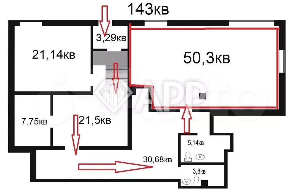 Продаю помещение свободного назначения, 143м2 - Фото 0