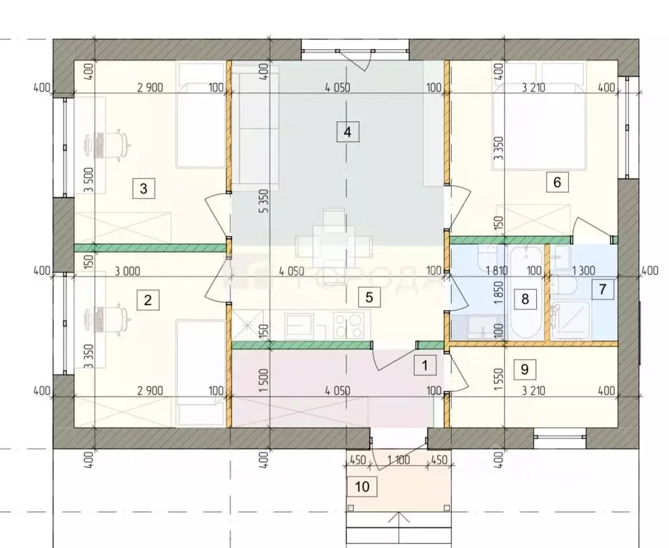 Дом в Новосибирская область, Мошковский район, пос. Октябрьский ул. ... - Фото 2