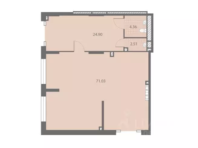Помещение свободного назначения в Санкт-Петербург № 54 муниципальный ... - Фото 1