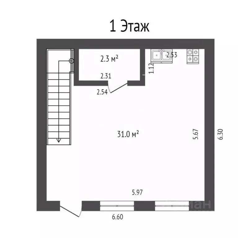Таунхаус в Краснодарский край, Новороссийск ул. Архитектурная, 22 (68 ... - Фото 1