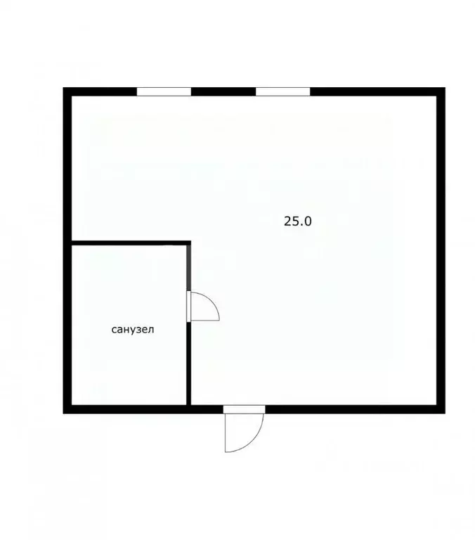 Квартира, студия, 25 м - Фото 0