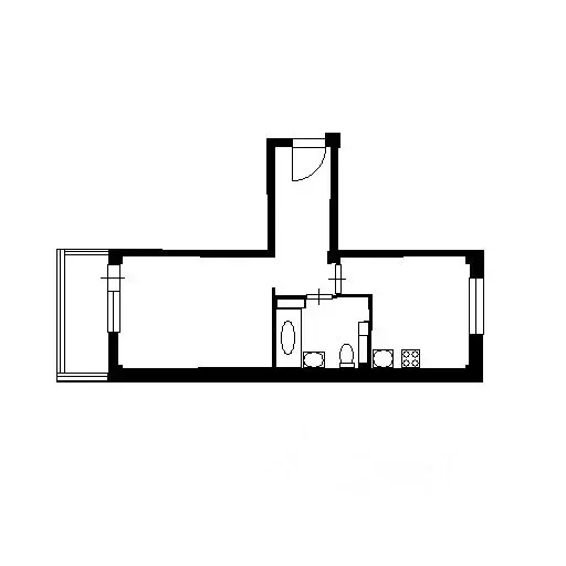 1-к кв. Крым, Симферополь ул. Батурина, 105 (38.0 м) - Фото 1