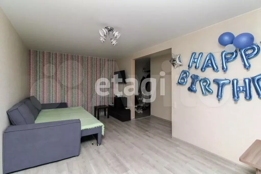 2-к. квартира, 45,6 м, 5/5 эт. - Фото 1
