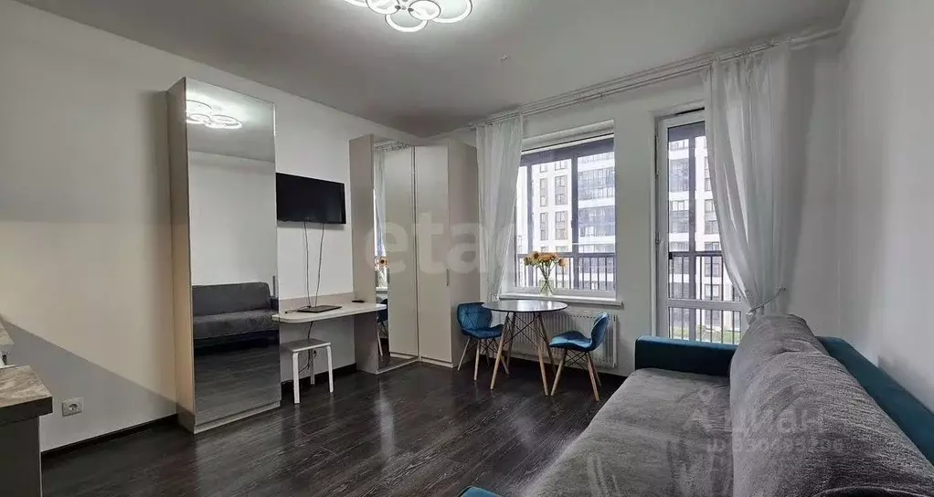 Студия Санкт-Петербург ул. Верхне-Каменская, 9к1 (24.0 м) - Фото 2