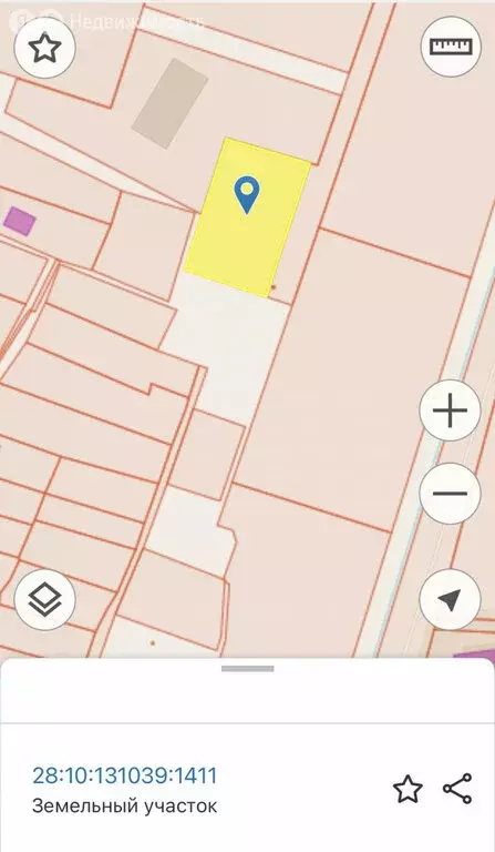 Участок в село Чигири, Первомайская улица (27.2 м) - Фото 1