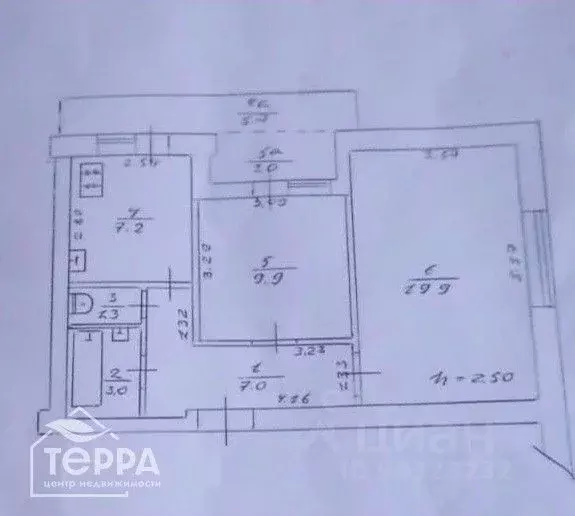 2-к кв. Крым, Евпатория городской округ, Заозерное пгт ул. Зеленая, 5А ... - Фото 0