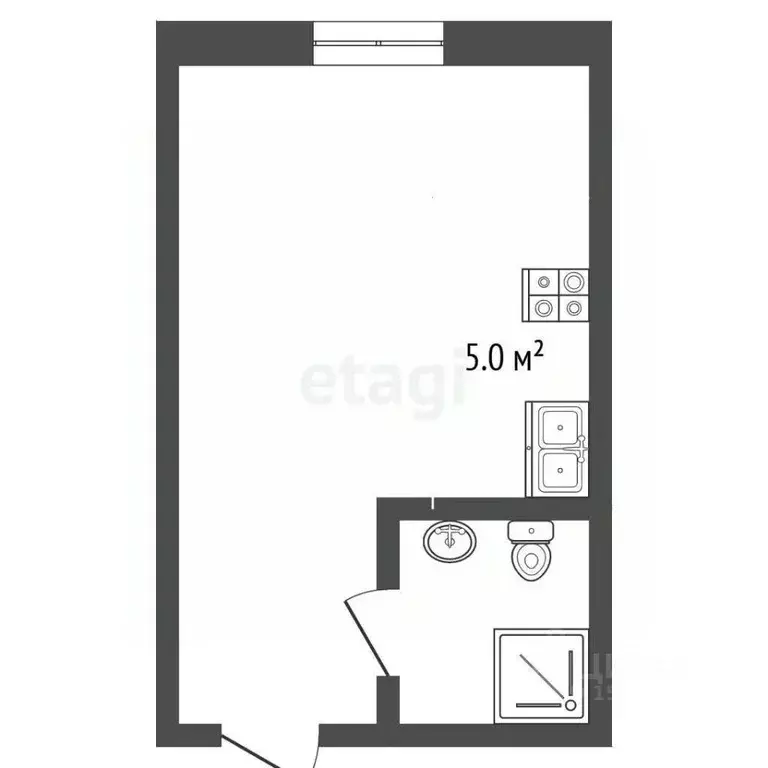 Студия Ямало-Ненецкий АО, Новый Уренгой Лимбяяха мкр, Надежда мкр, 17 ... - Фото 2