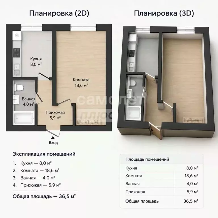 1-к кв. Башкортостан, Уфа ул. Цюрупы, 149/1 (36.5 м) - Фото 2