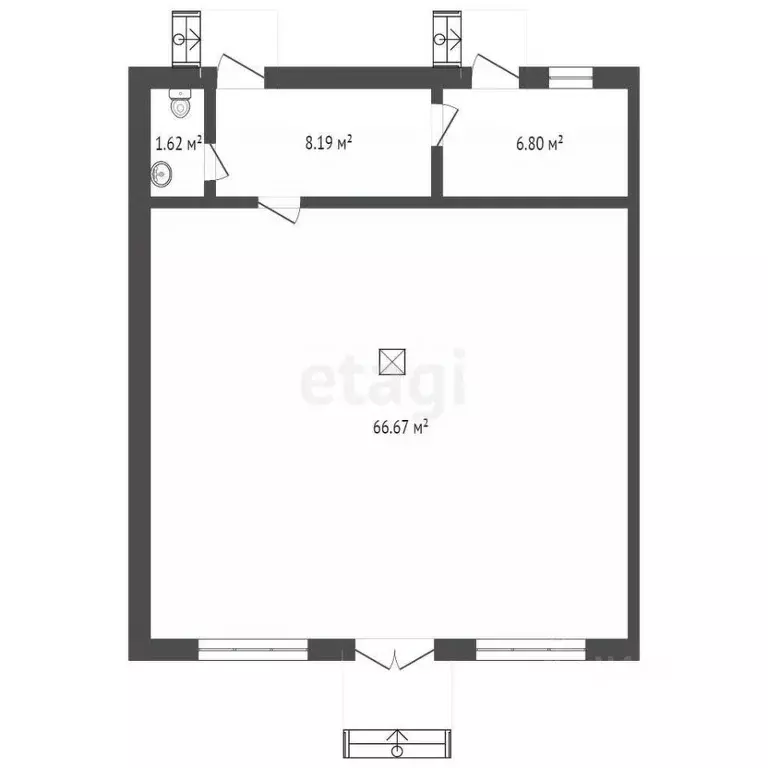 Офис в Брянская область, Суземка рп ул. Вокзальная, 2В (85 м) - Фото 2