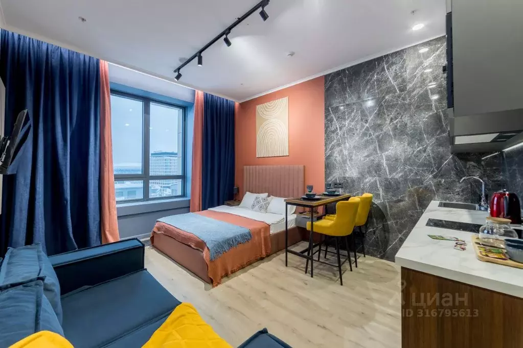 Студия Москва Ленинградский просп., 34А (26.0 м) - Фото 1