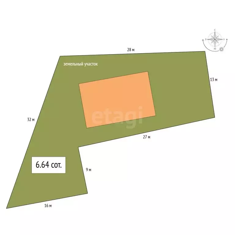 Дом в посёлок Алфёрово, Нагорная улица (138.1 м) - Фото 1