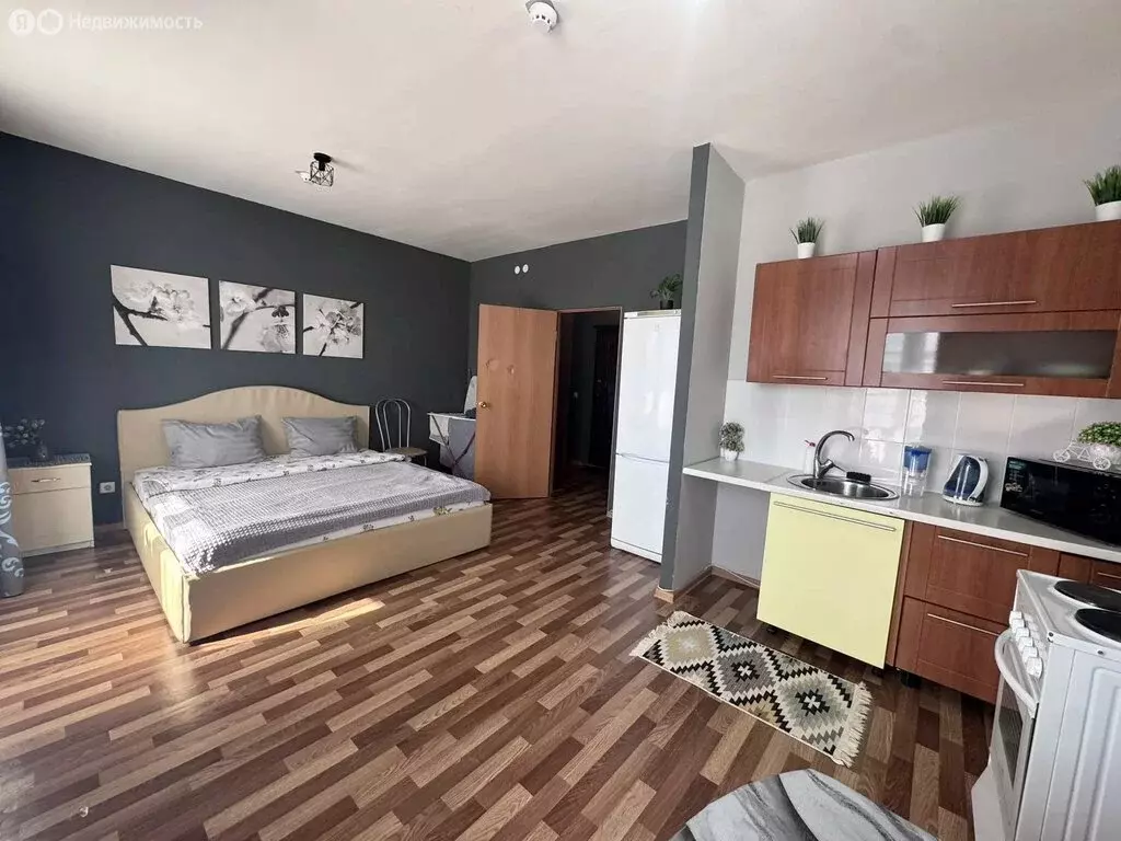 Квартира-студия: Новый Уренгой, проспект Губкина, 28 (30.2 м) - Фото 1