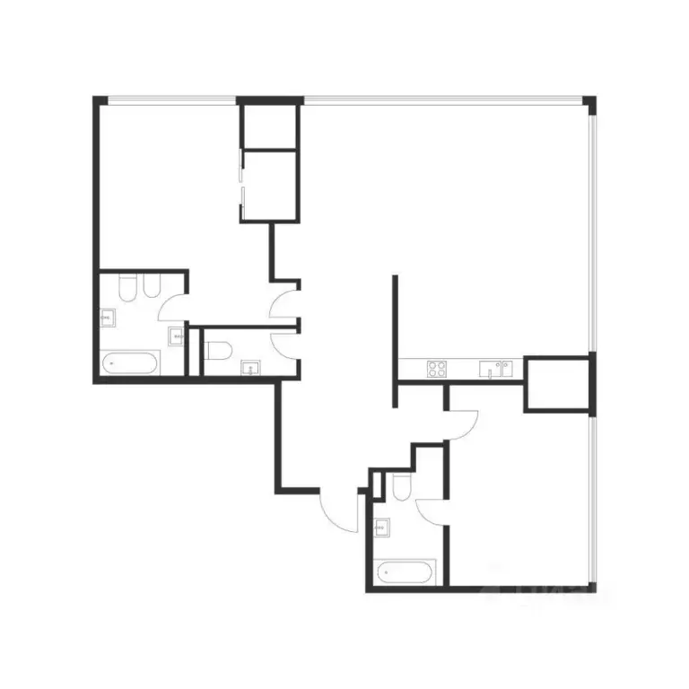 3-к кв. Москва наб. Пресненская, 8с1 (185.0 м) - Фото 2