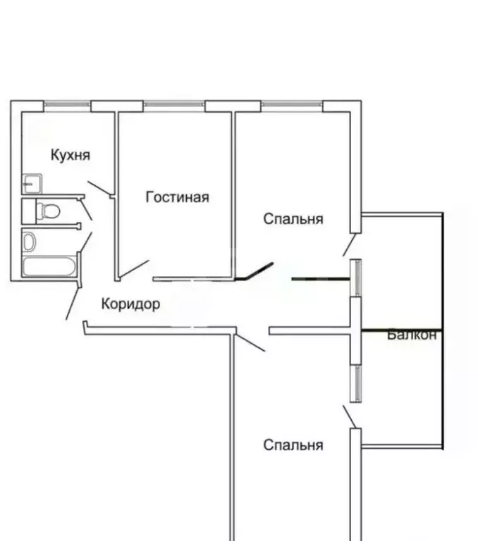 3-комнатная квартира: Тула, Ложевая улица, 130 (50 м) - Фото 1