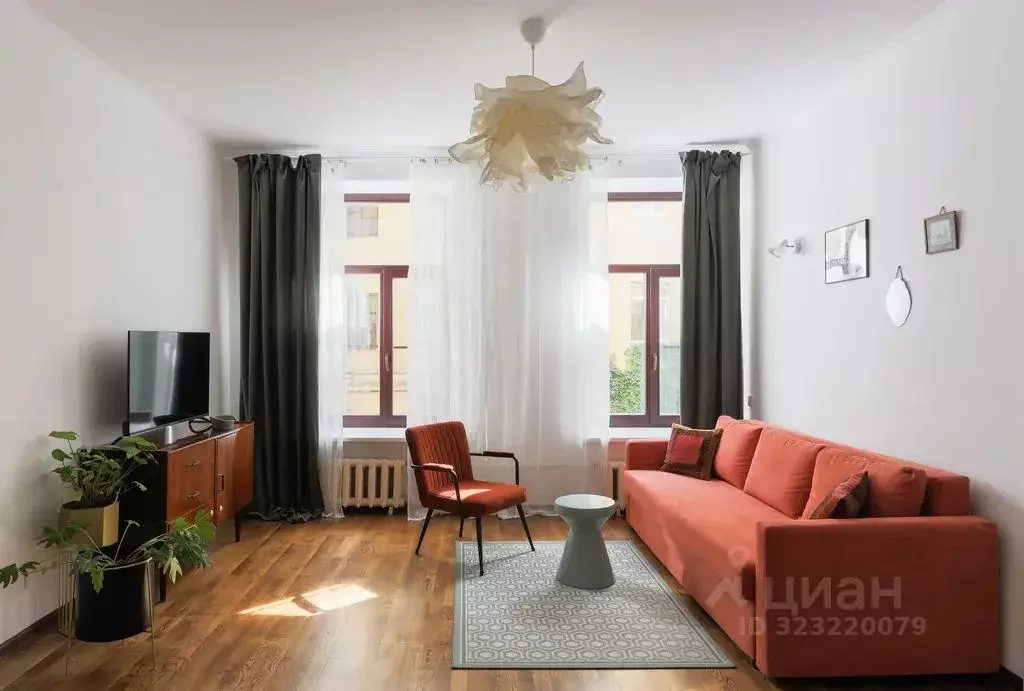 2-к кв. Санкт-Петербург наб. Реки Фонтанки, 14 (65.0 м) - Фото 1