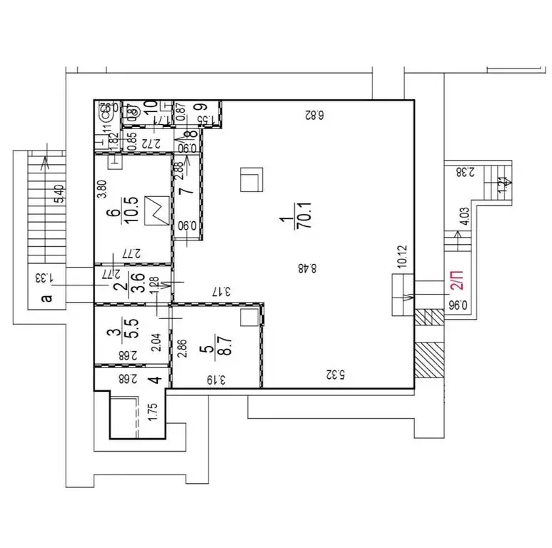 Помещение свободного назначения (113 м) - Фото 2