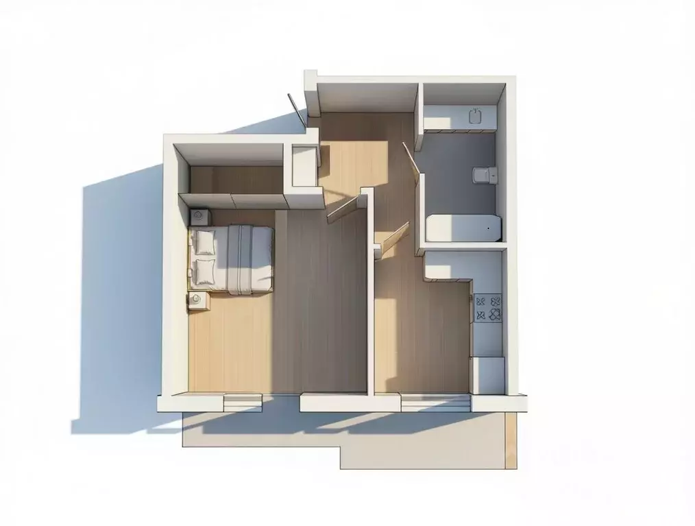 1-к кв. Башкортостан, Уфа ул. Степана Кувыкина, 29 (37.7 м) - Фото 2