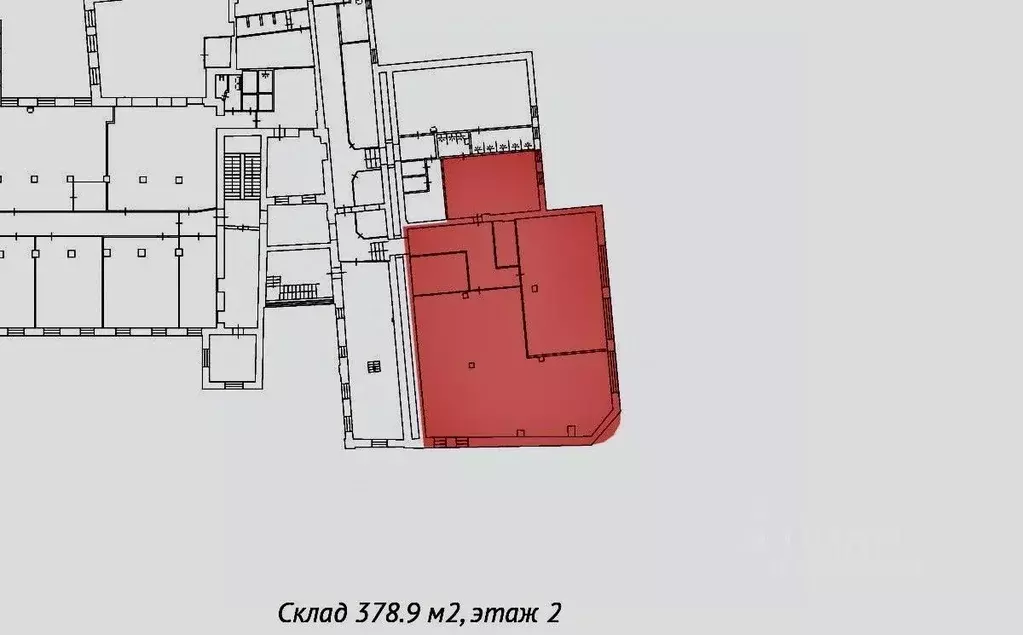 Склад в Санкт-Петербург Промышленная ул., 5 (378 м) - Фото 1