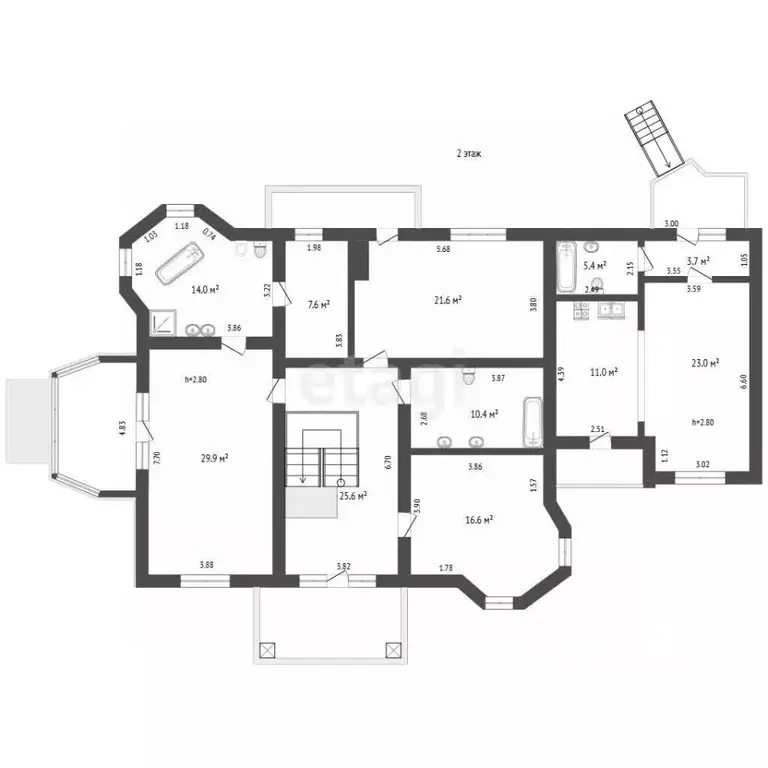 Дом в Крым, Ялта муниципальный округ, Восход пгт ул. Авроры, 5А (425 ... - Фото 2