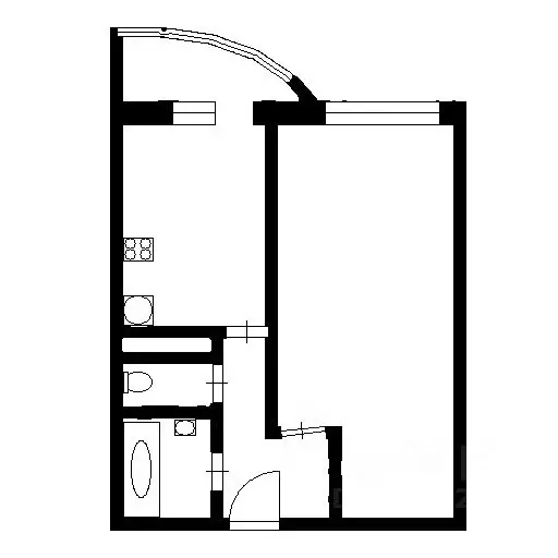 1-к кв. Санкт-Петербург ул. Латышских Стрелков, 15к3 (40.0 м) - Фото 1