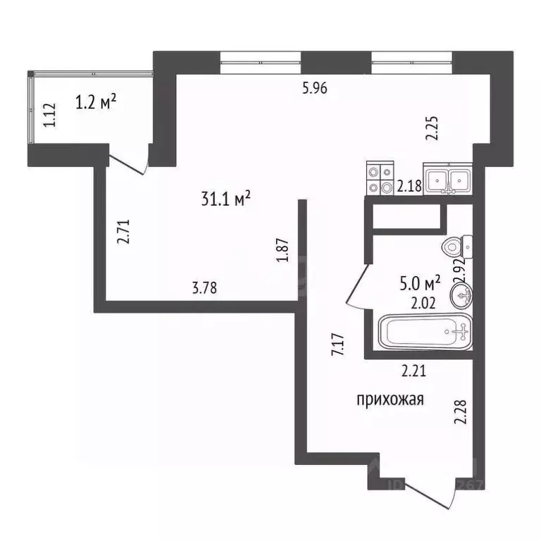 Студия Татарстан, Набережные Челны Сармановский тракт, 25 (36.6 м) - Фото 1