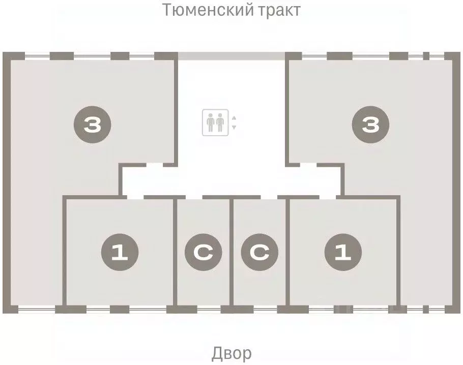 1-к кв. Ханты-Мансийский АО, Сургут 35-й мкр, Квартал Новин жилой ... - Фото 1