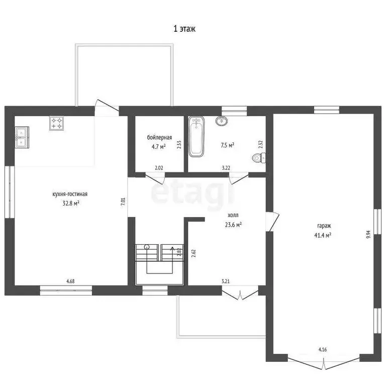 Дом в село Троицкое, 3-я Островная улица (198 м) - Фото 2