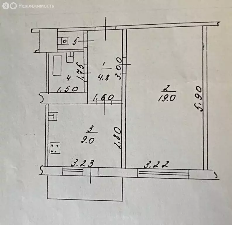 1-комнатная квартира: Липецк, улица Суворова, 9А (36.4 м) - Фото 1