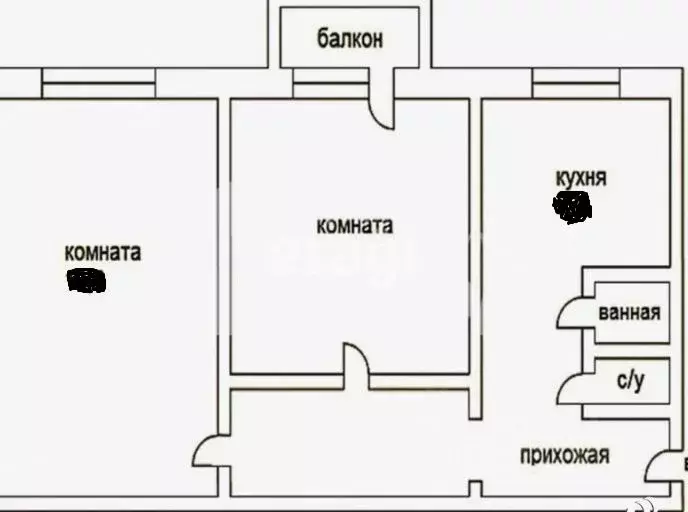 2-к кв. Липецкая область, Липецк ул. Хренникова, 8 (66.0 м) - Фото 2