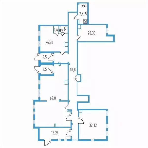 Помещение свободного назначения в Санкт-Петербург пос. Шушары, просп. ... - Фото 2