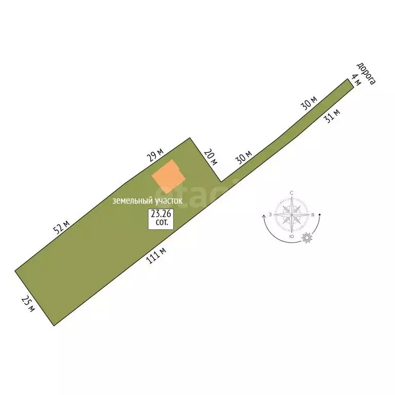 Дом в Бишмунча, улица Чапаева (69.7 м) - Фото 2