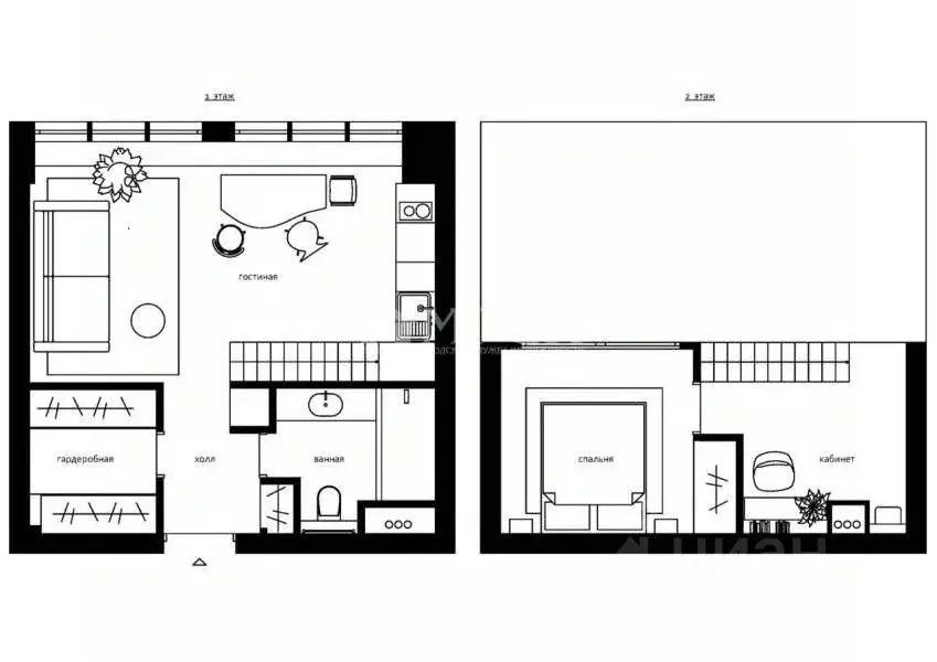2-к кв. Москва 1-я Ямская ул., 4 (53.0 м) - Фото 2