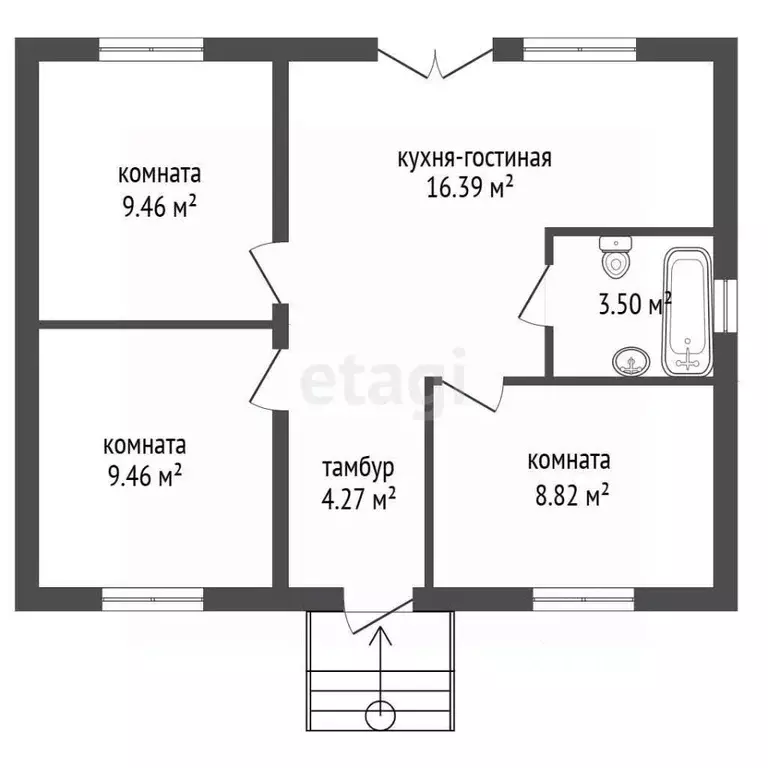 Участок в Крым, Ленинский район, Семисотское с/пос, с. Каменское ул. ... - Фото 2