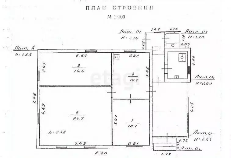 Дом в Псковская область, Псков Солнечная ул., 53 (60 м) - Фото 2