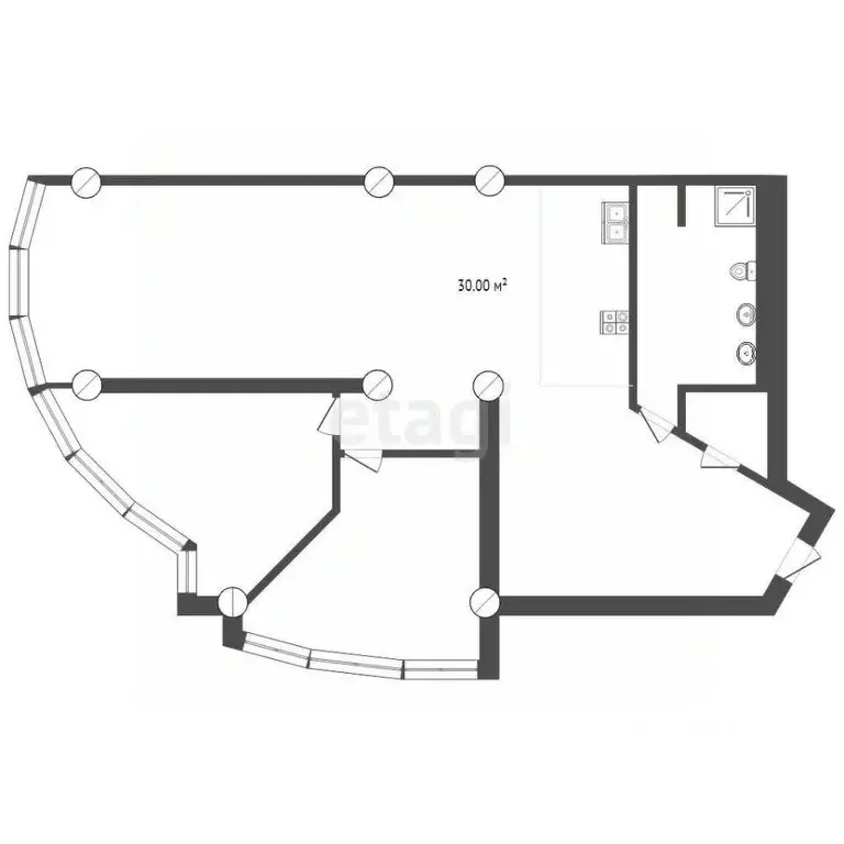 3-к кв. Крым, Ялта наб. Имени В.И. Ленина, 4 (128.0 м) - Фото 1
