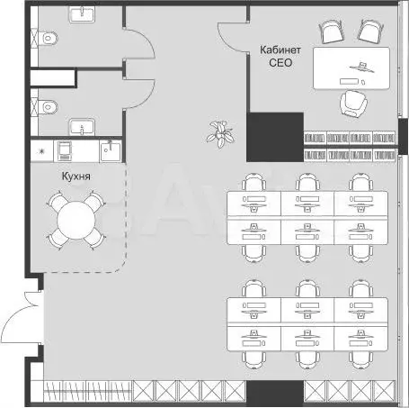 Продам офисное помещение, 95.25 м - Фото 1