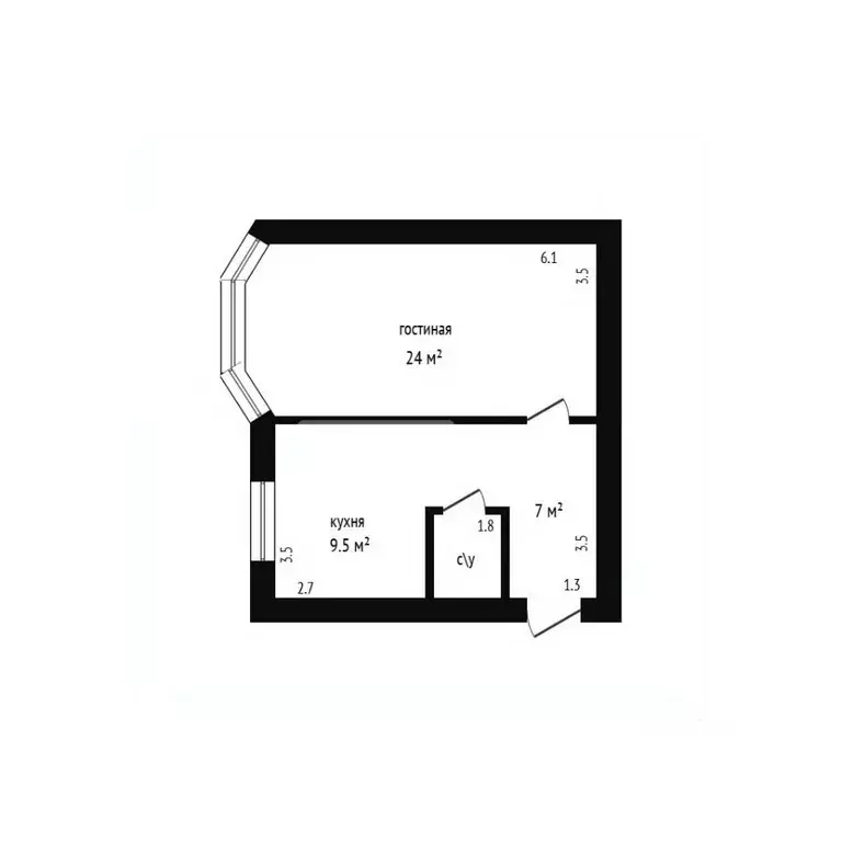 1-к кв. Дагестан, Дагестанские Огни ул. В.И. Ленина, 16А (44.7 м) - Фото 2