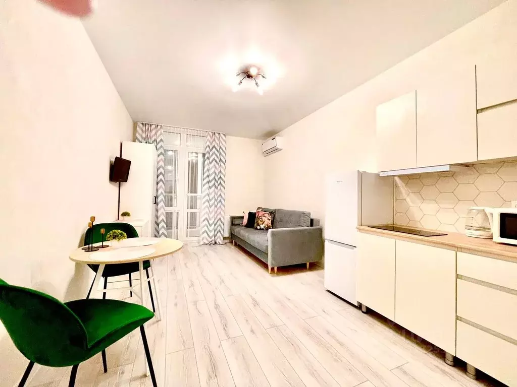 Студия Краснодарский край, Краснодар Любимово мкр, 11/1 (27.0 м) - Фото 1