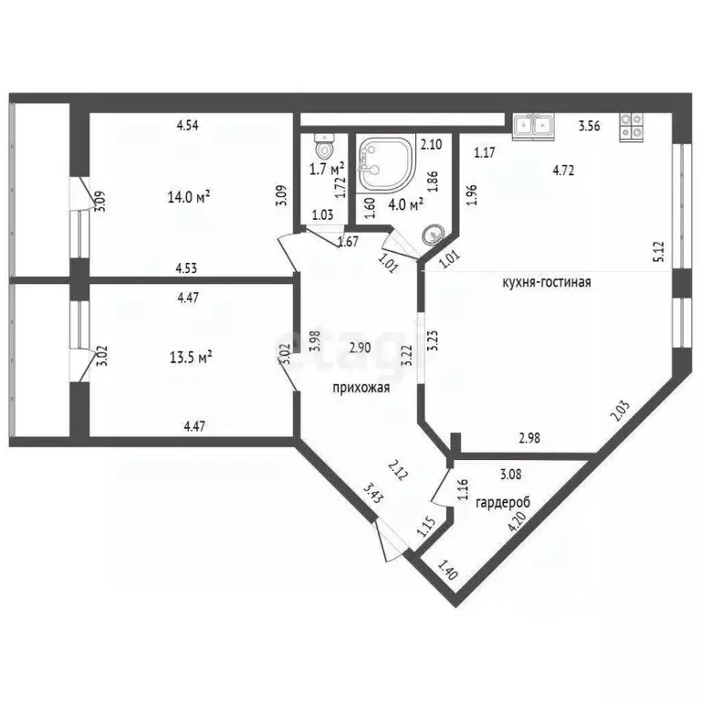 3-к кв. Мордовия, Саранск ул. Ульянова, 93 (85.6 м) - Фото 1