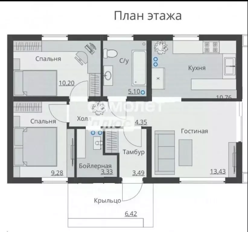Дом в Томская область, Томский район, Слобода Вольная ДНП проезд ... - Фото 2