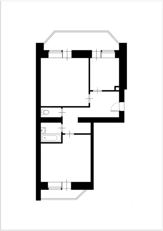 2-к кв. Татарстан, Казань ул. Зур Урам, 1К (62.6 м) - Фото 2