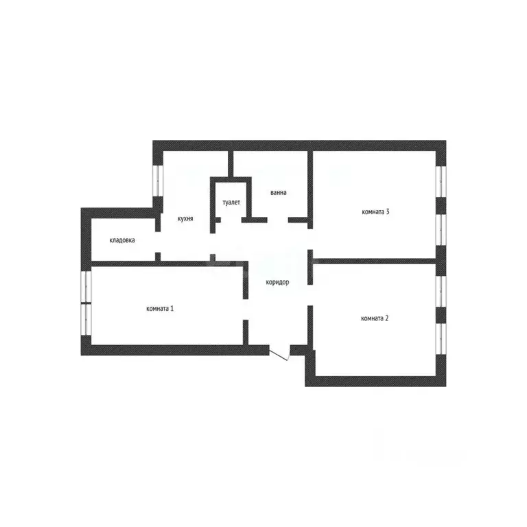 3-к кв. Псковская область, Остров ул. ДОС, 8 (82.1 м) - Фото 2