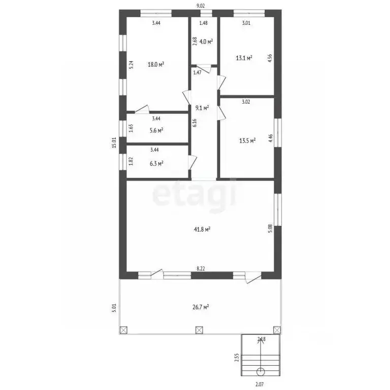 Дом в Ростовская область, Мясниковский район, Краснокрымское с/пос, ... - Фото 1