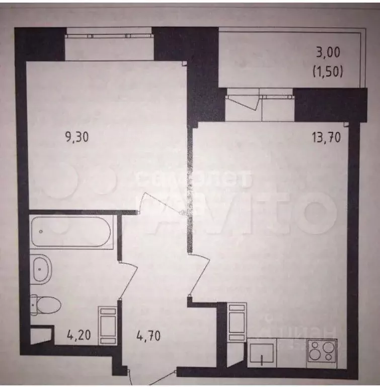 1-к кв. Московская область, Люберцы Зенино ЖК Самолет мкр, ул. Камова, ... - Фото 2