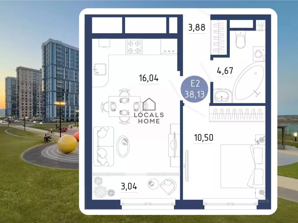 1-к кв. Рязанская область, Рязанский муниципальный округ, с. Дядьково ... - Фото 1