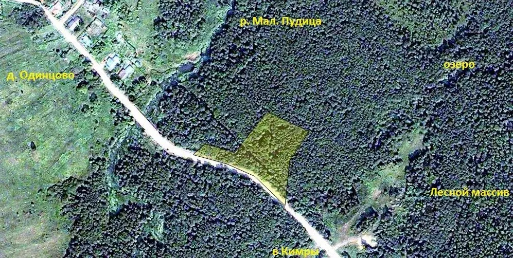 Участок в Тверская область, Кимрский муниципальный округ, д. Одинцово  ... - Фото 2