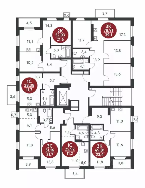 Студия Новосибирская область, Новосибирск Скандинавские Кварталы жилой ... - Фото 2