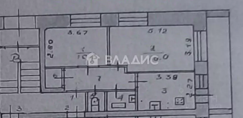 2-к кв. Владимирская область, Муром пос. Зименки, ул. Кооперативная, ... - Фото 2