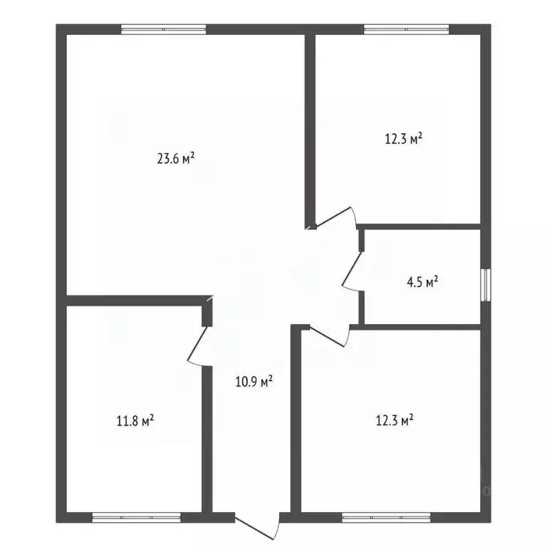 Дом в Воронежская область, Новоусманский район, с. Бабяково ... - Фото 1